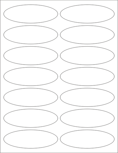 Dibujo vectorial de plantilla de etiqueta WL-6050